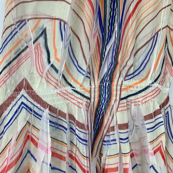 MUSHKA BY SIENNA ROSE Colorful Boho Graphic Sleeveless Tunic Sz S - Picture 5 of 8